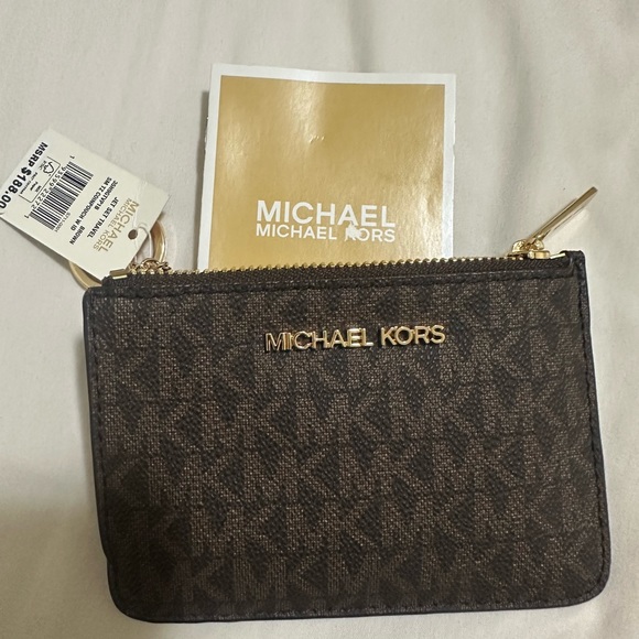 Michael Kors Jet Set Travel SM TZ Coinpouch - Picture 1 of 4